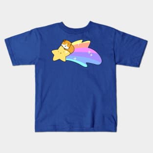 Rainbow Shooting Star Guineapig Kids T-Shirt